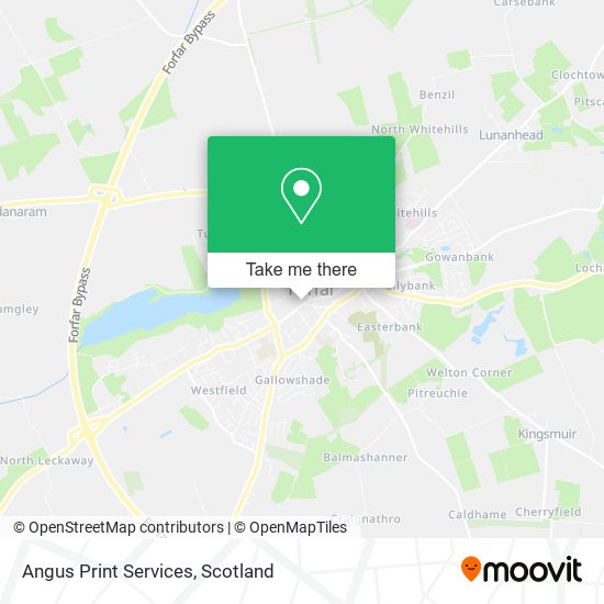 Angus Print Services map