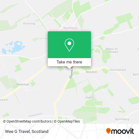 Wee G Travel map