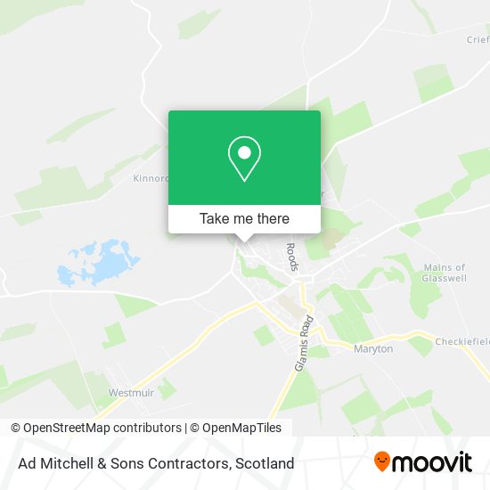 Ad Mitchell & Sons Contractors map
