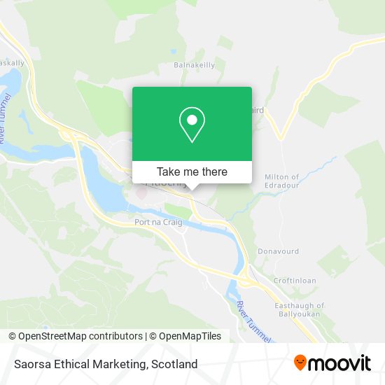 Saorsa Ethical Marketing map