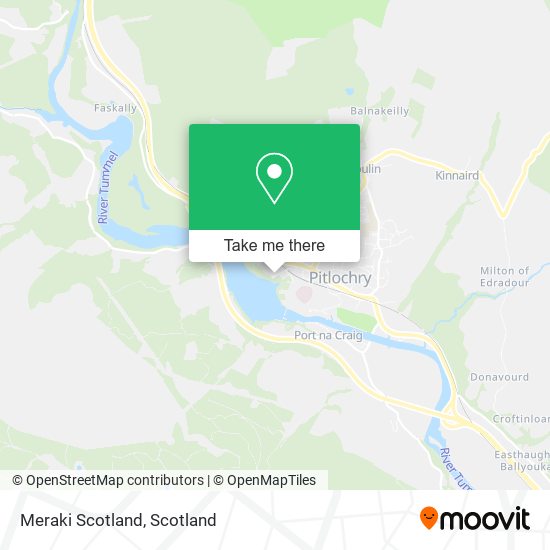 Meraki Scotland map