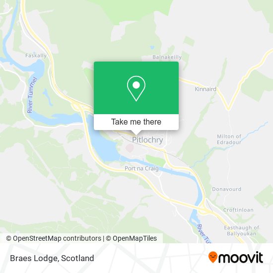 Braes Lodge map