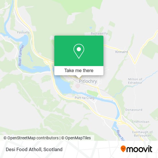 Desi Food Atholl map