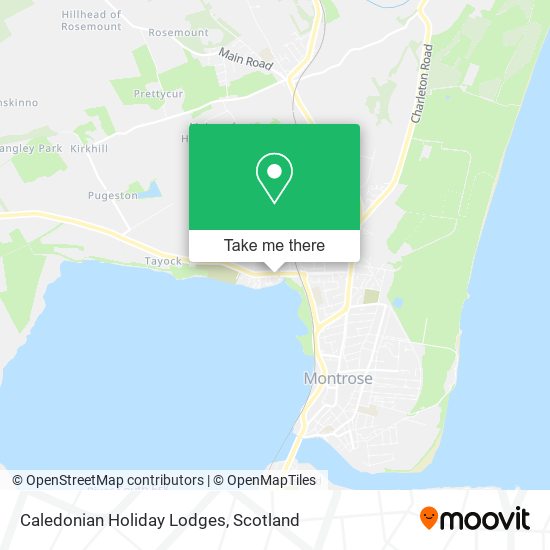 Caledonian Holiday Lodges map