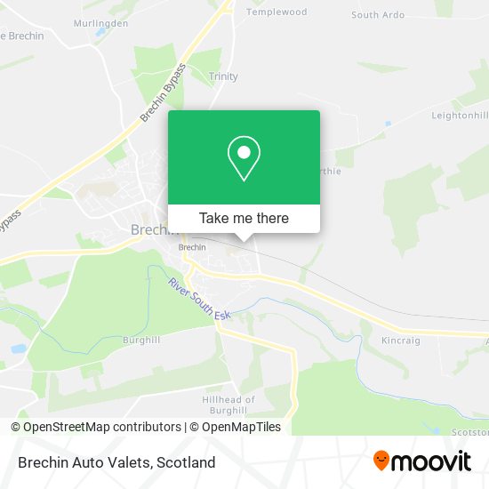 Brechin Auto Valets map