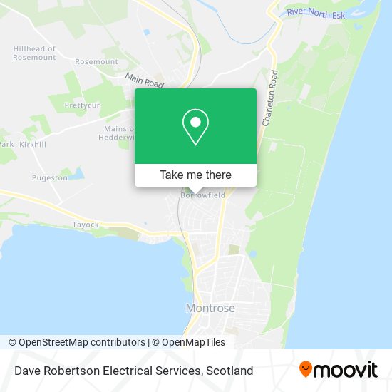 Dave Robertson Electrical Services map