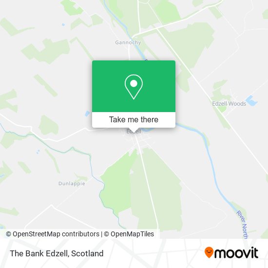The Bank Edzell map