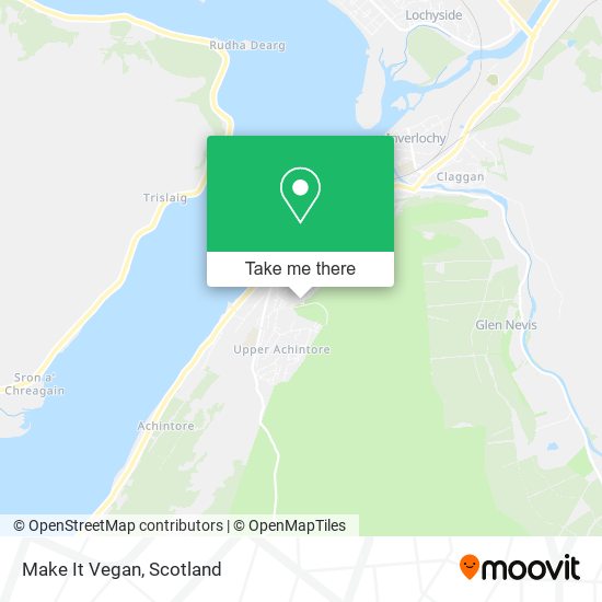 Make It Vegan map