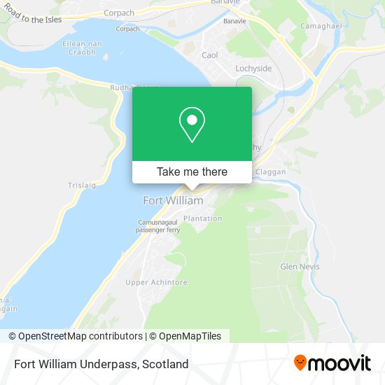 Fort William Underpass map