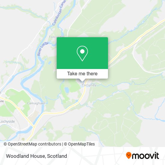 Woodland House map