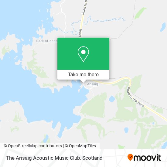 The Arisaig Acoustic Music Club map
