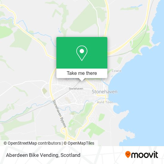 Aberdeen Bike Vending map