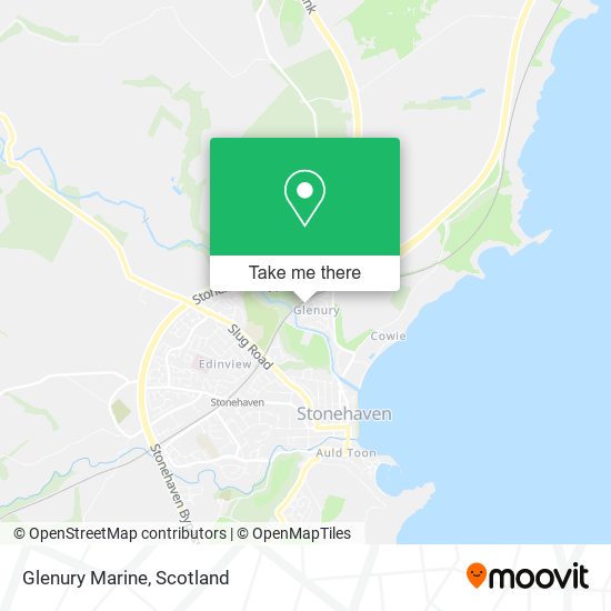 Glenury Marine map