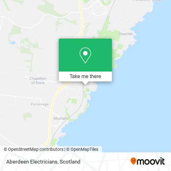 Aberdeen Electricians map