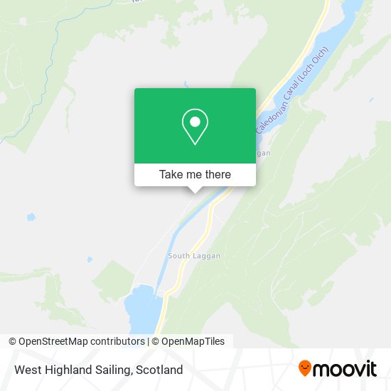 West Highland Sailing map