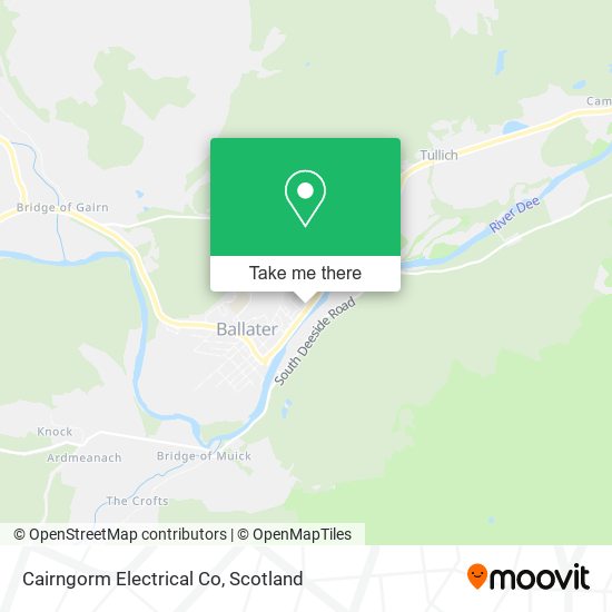 Cairngorm Electrical Co map