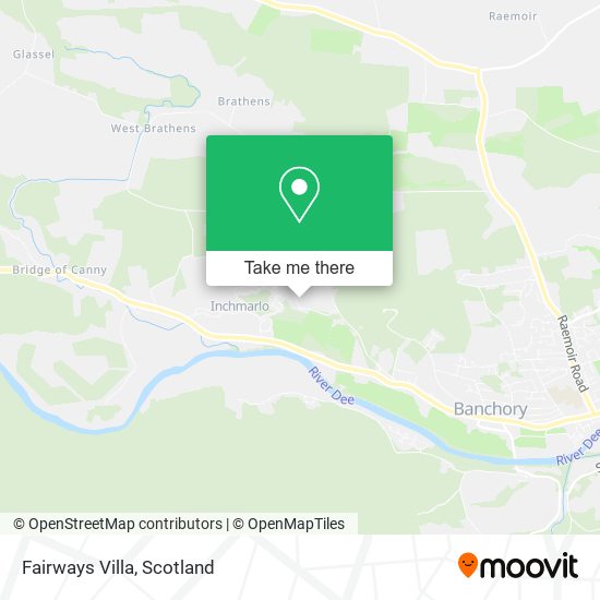 Fairways Villa map