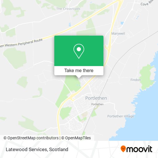 Latewood Services map
