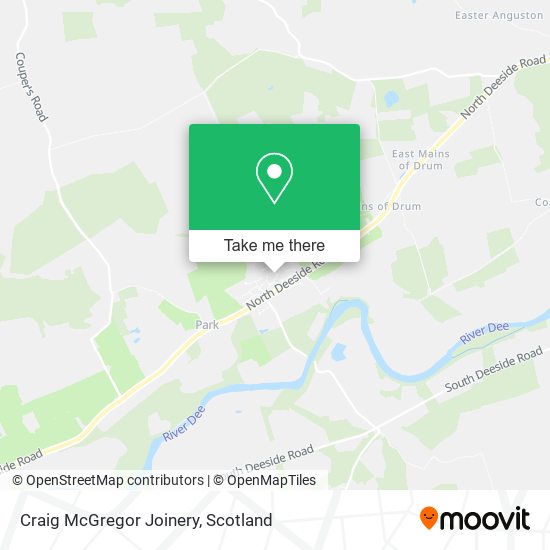 Craig McGregor Joinery map