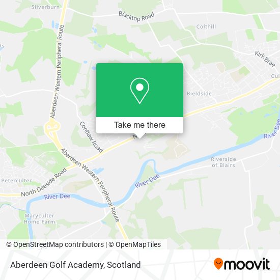 Aberdeen Golf Academy map