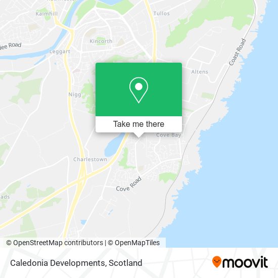 Caledonia Developments map