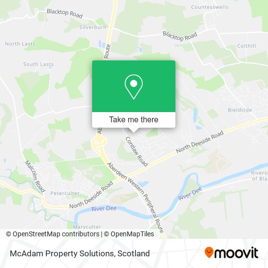 McAdam Property Solutions map
