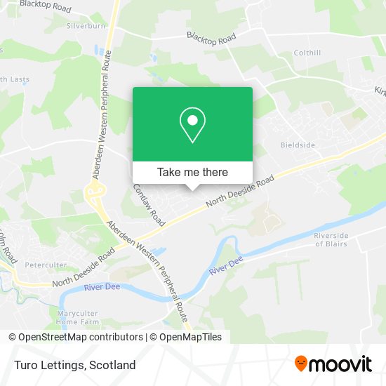 Turo Lettings map