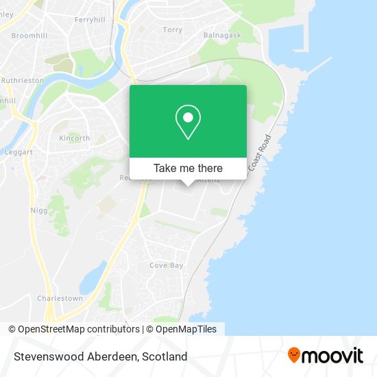 Stevenswood Aberdeen map