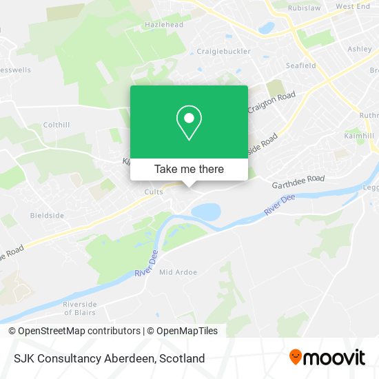 SJK Consultancy Aberdeen map