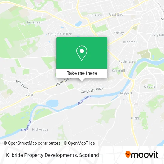 Kilbride Property Developments map