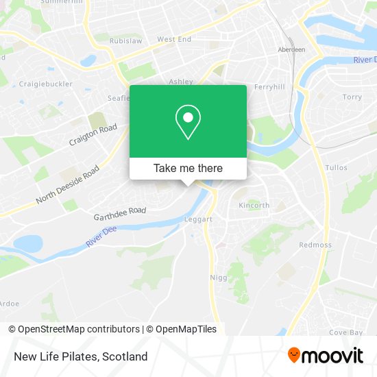 New Life Pilates map