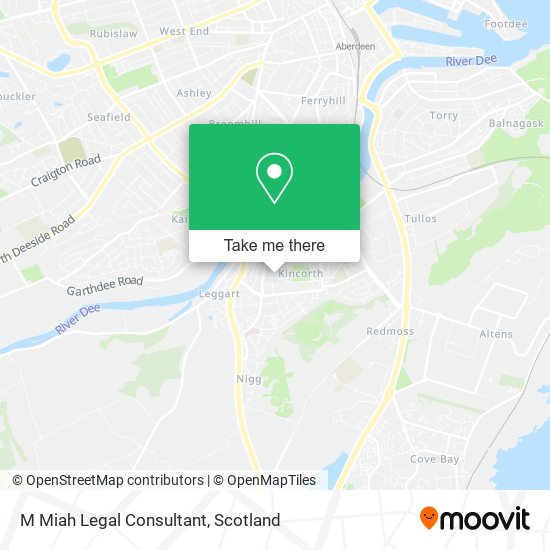 M Miah Legal Consultant map
