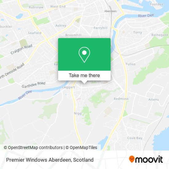Premier Windows Aberdeen map