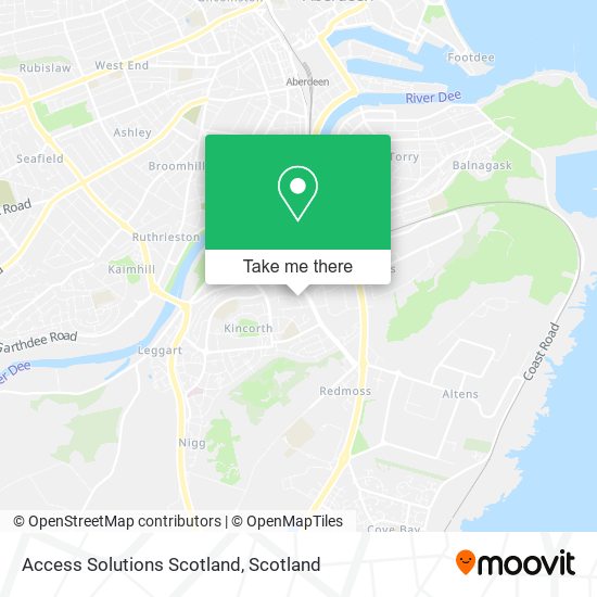 Access Solutions Scotland map