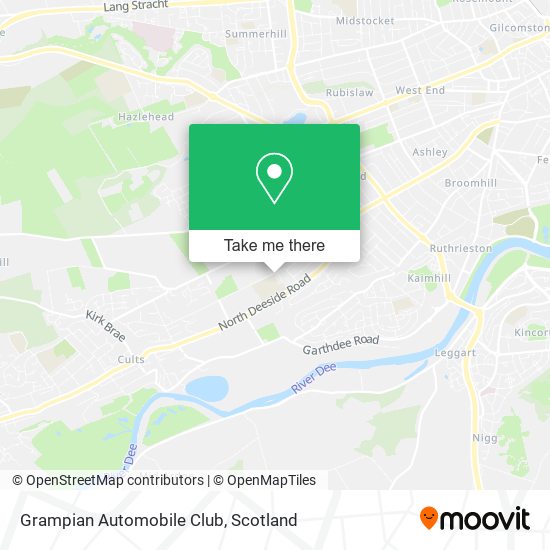 Grampian Automobile Club map