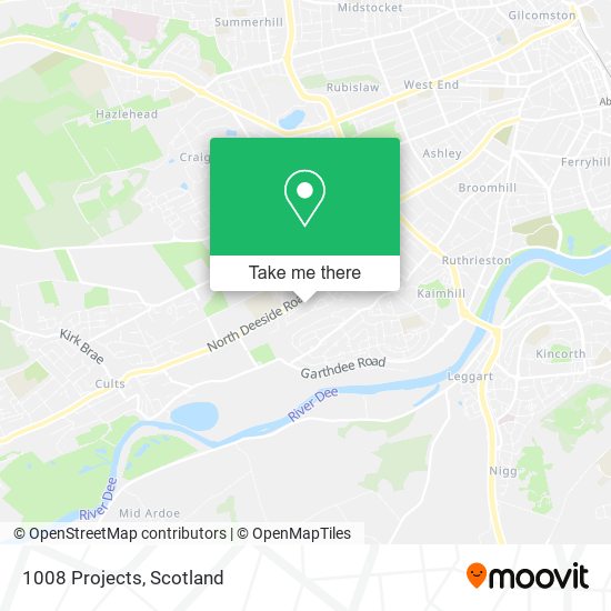 1008 Projects map