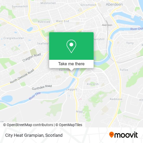 City Heat Grampian map