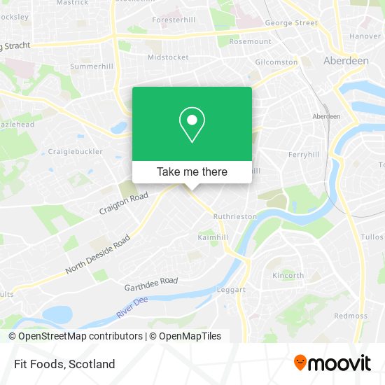 Fit Foods map