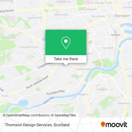 Thomson Design Services map
