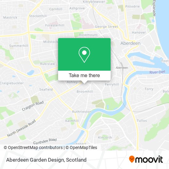 Aberdeen Garden Design map