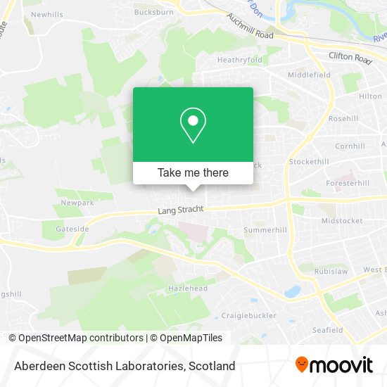 Aberdeen Scottish Laboratories map