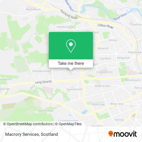Macrory Services map