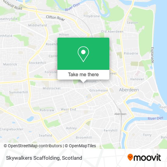 Skywalkers Scaffolding map
