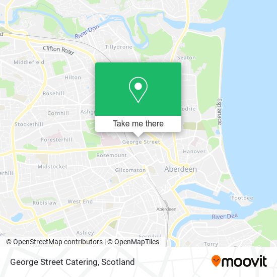 George Street Catering map
