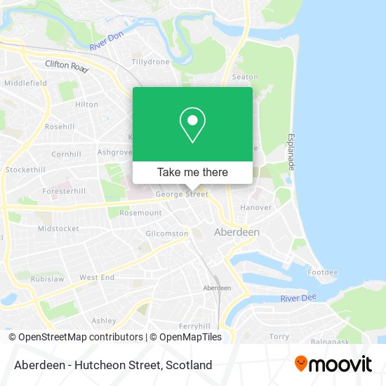 Aberdeen - Hutcheon Street map