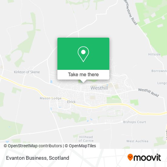 Evanton Business map