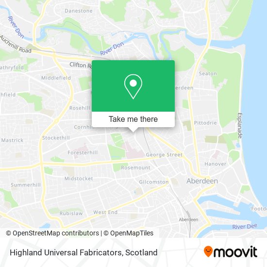 Highland Universal Fabricators map
