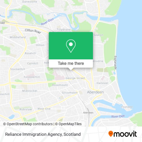 Reliance Immigration Agency map