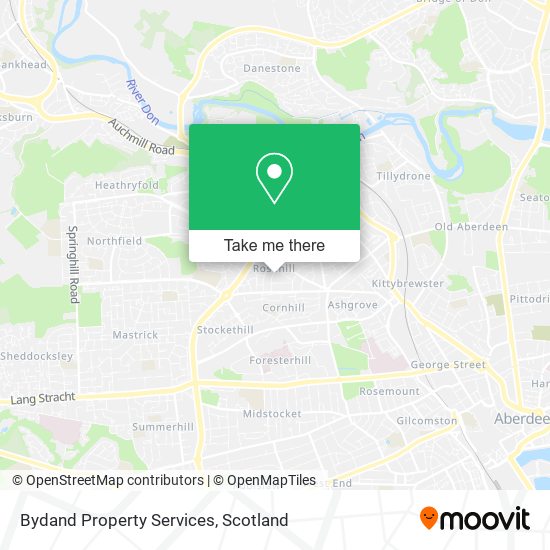 Bydand Property Services map