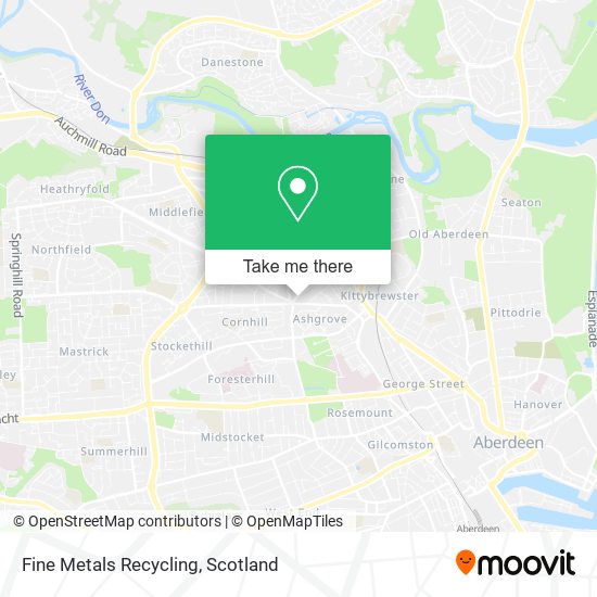 Fine Metals Recycling map